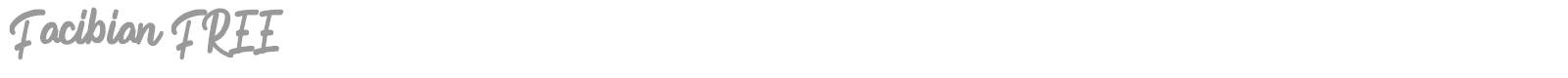 Facibian font preview